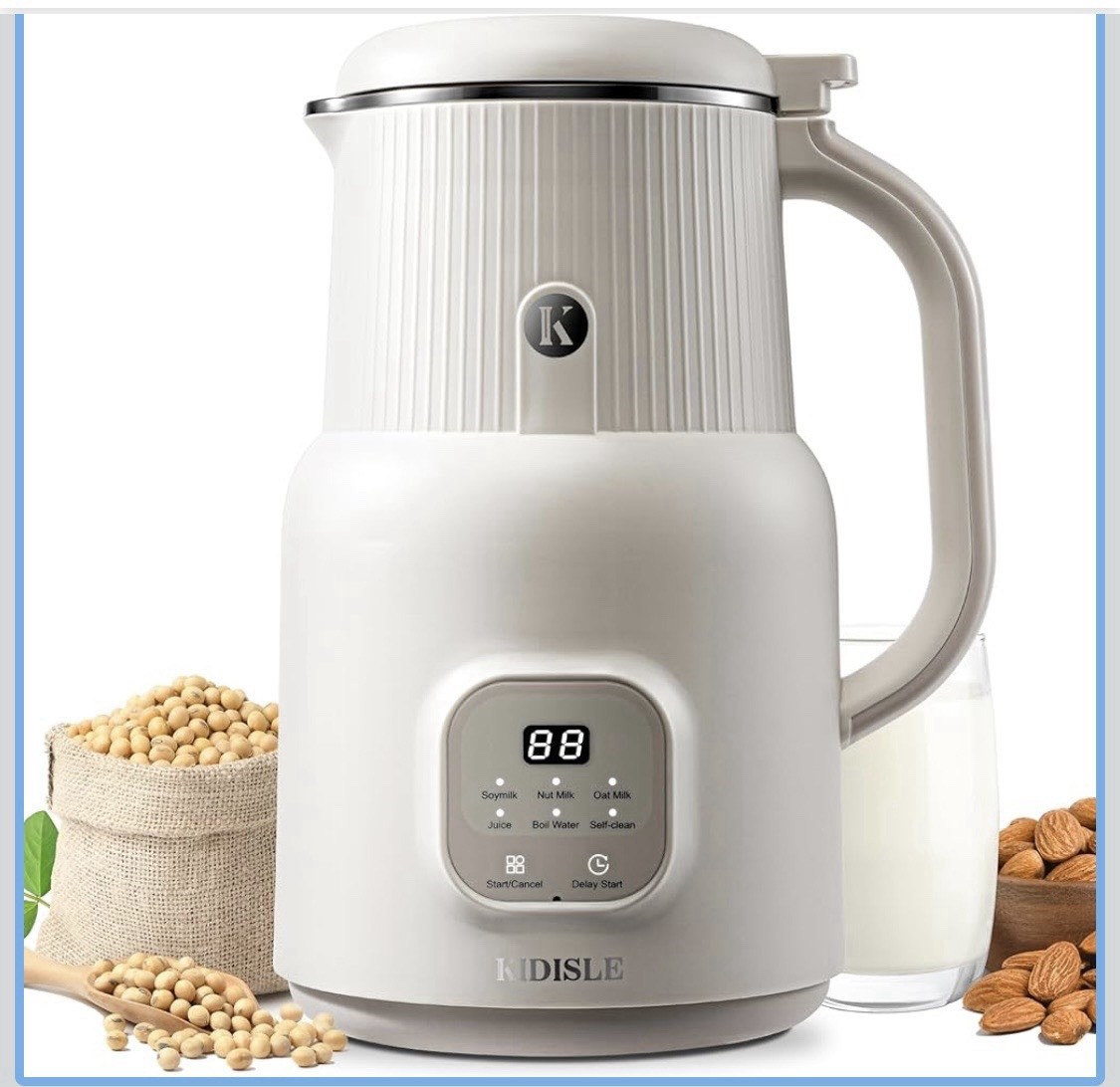 6 in 1 Automatic Nut Milk Maker,with Delay Start/Keep Warm/Boil Water/Self-Clean gallery