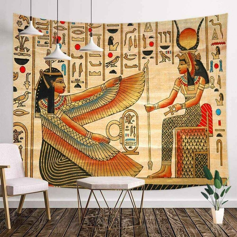 Medieval Egypt Pharaoh Extra Large Tapestry Wall Hanging Art Background Banner gallery