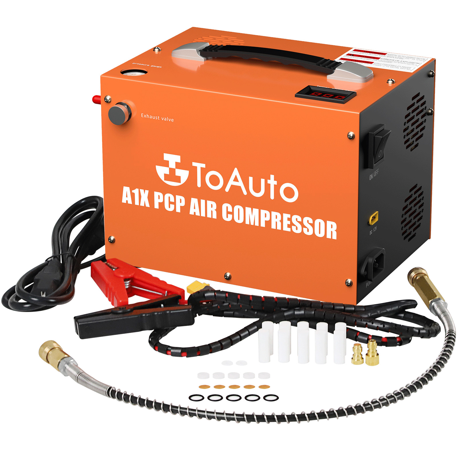 30MPA High Pressure Pump 12V/110V PCP Air Compressor for Rifle Airgun Paintball gallery