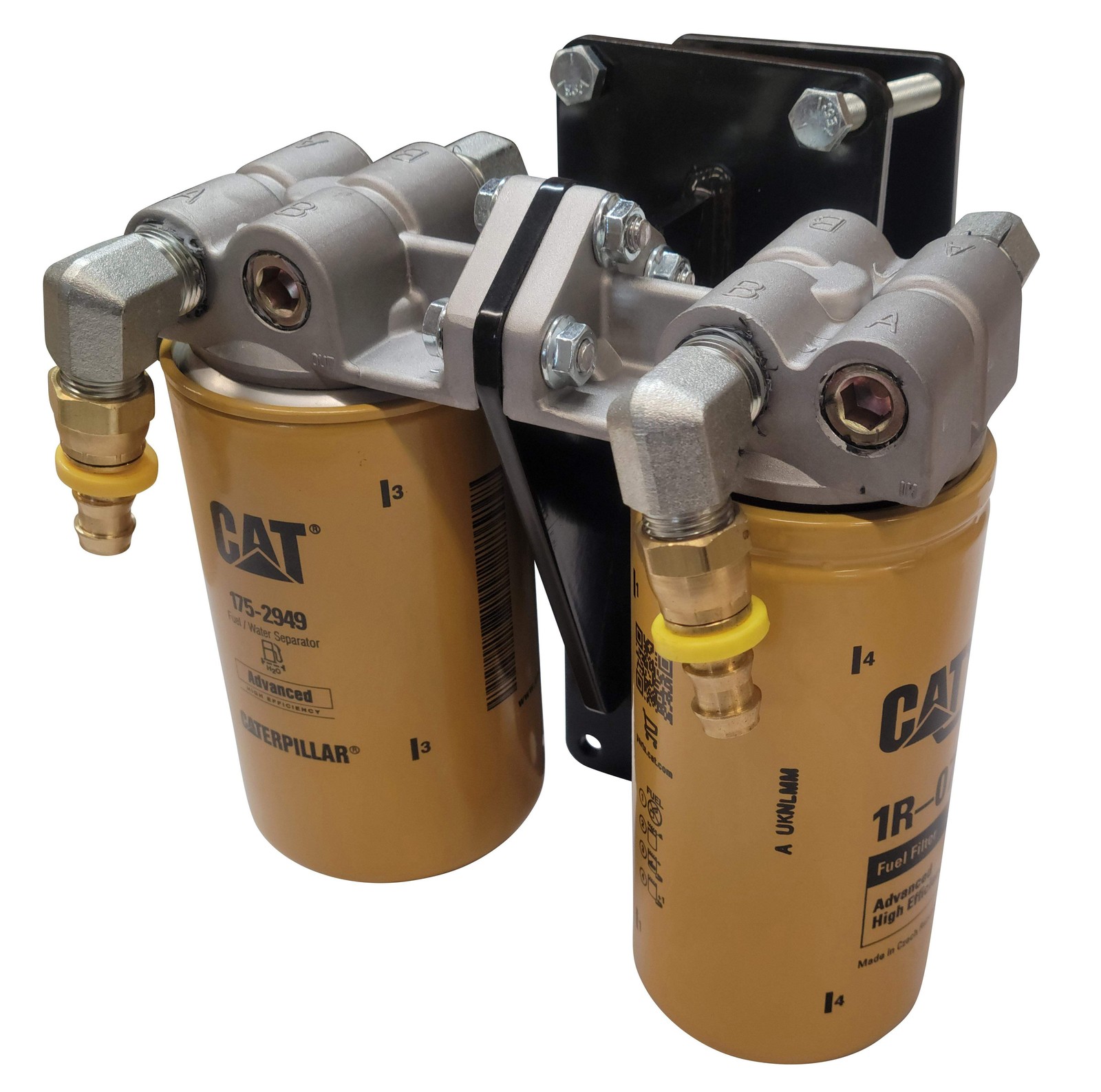 Dual Diesel CAT Fuel Filter Remote Mount Filter System gallery