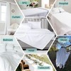 White Bulk Flat Sheets Only King Size 6 Pack Easy Sort Top Bed Sheet Durable gallery
