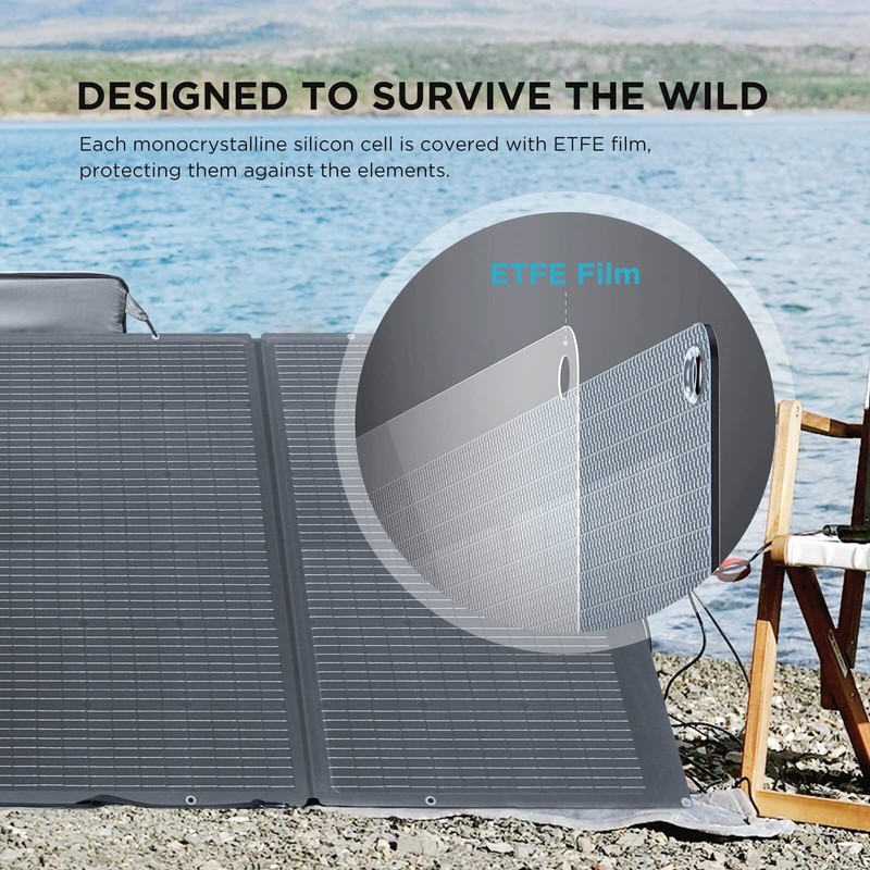 EcoFlow 400W Solar Panel Kit Self-supporting Waterproof Certified Refurbished gallery