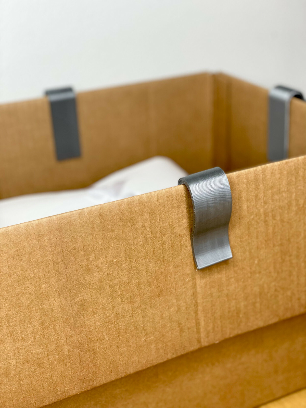 Cardboard Box Clips - Garbage Trash Bag Holder - Chip Clip gallery