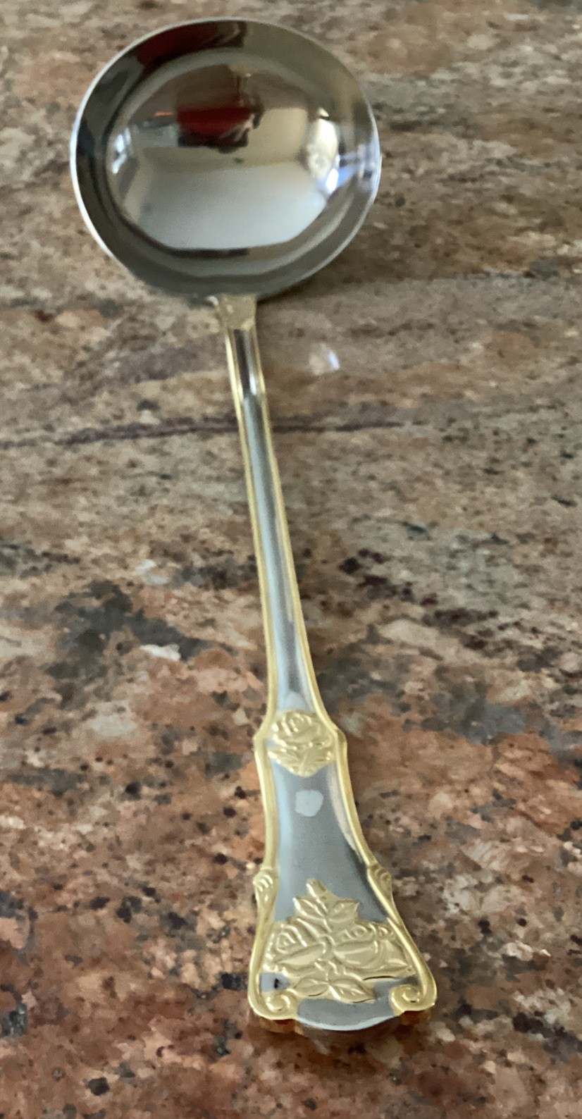 Royal Albert OLD COUNTRY ROSES Large Soup Ladle 18/10 Flatware China 11 1/4" EUC gallery