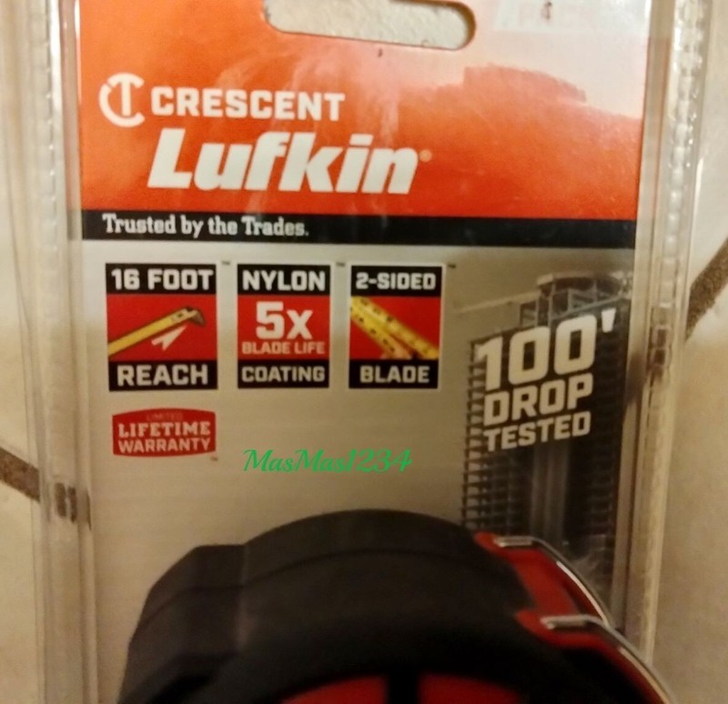 Lufkin 2 -Pack Shockforce Dual-Sided Tape Measure 1-3/16 in. x 25 ft. Fast Ship gallery