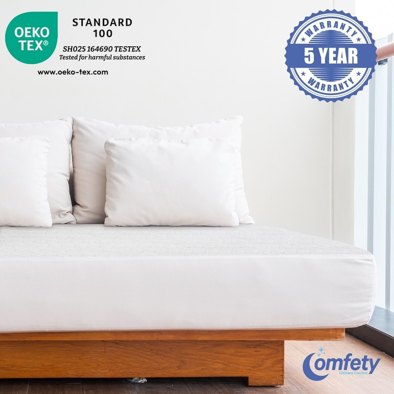 Waterproof Mattress Protector - Hypoallergenic, Breathable, Cooling, Washable gallery