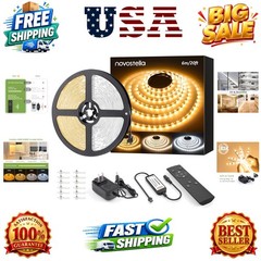 20ft Tunable White LED Strip Light kit Dimmable 3000K-6500K 24V LED Tape Ligh…