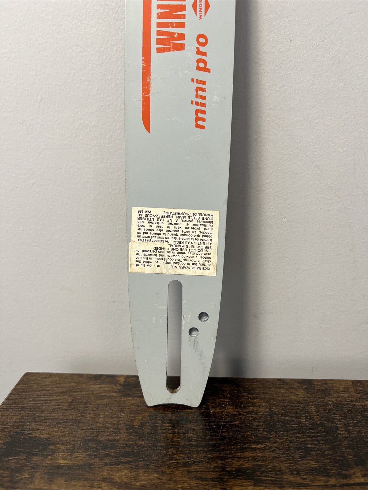 VTG 14” Chainsaw Guide Bar: Windsor Speed Tip Mini Pro 14PC58MS, Made In Canada gallery