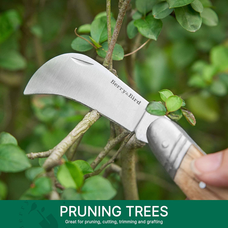 Berry&Bird Pruning Knife Folding Pocket Knife Garden Snips Garden Budding Knife gallery