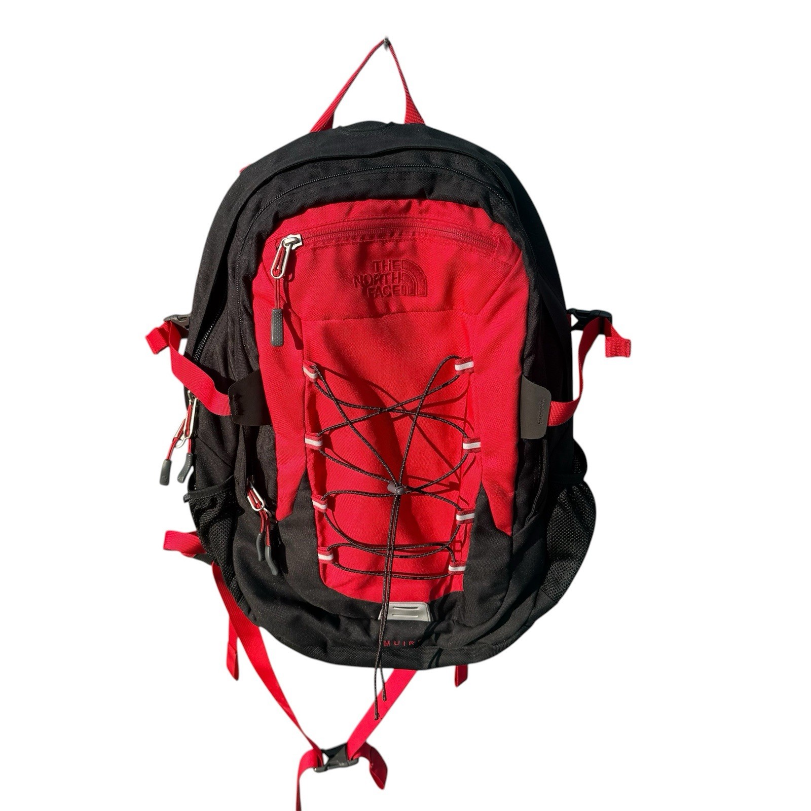 The North Face Muirs Red and Black Backpack