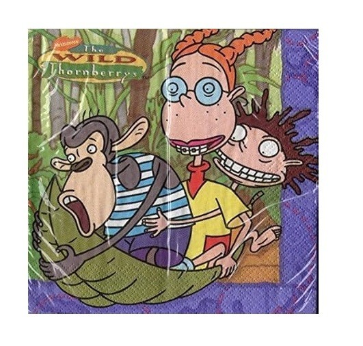 SEALED VINTAGE NICKELODEON WILD THORNBERRYS PARTY NAPKINS - 16 PACK gallery