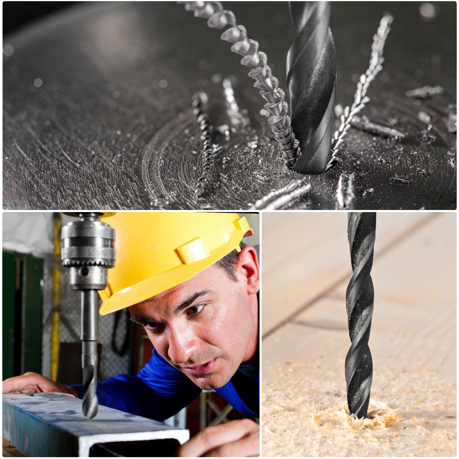 Reduced Shank Drill Bit High Speed Steel HSS Oxide with 1/2 Inch Straight Shank gallery