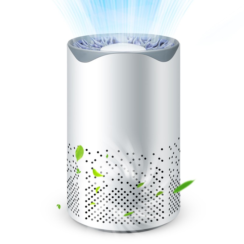 Bedroom Purifier with HEPA Filter: Silent, Compact – Removes Smoke & Allergens gallery