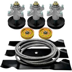 Deck Rebuild Kit Combo Spindle Blade Belt for Cub Cadet RZT-54 Mower