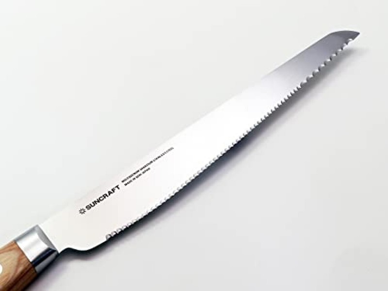 Bread Knife / SUNCRAFT Seseragi 210mm professional baker's knife from Japan New gallery