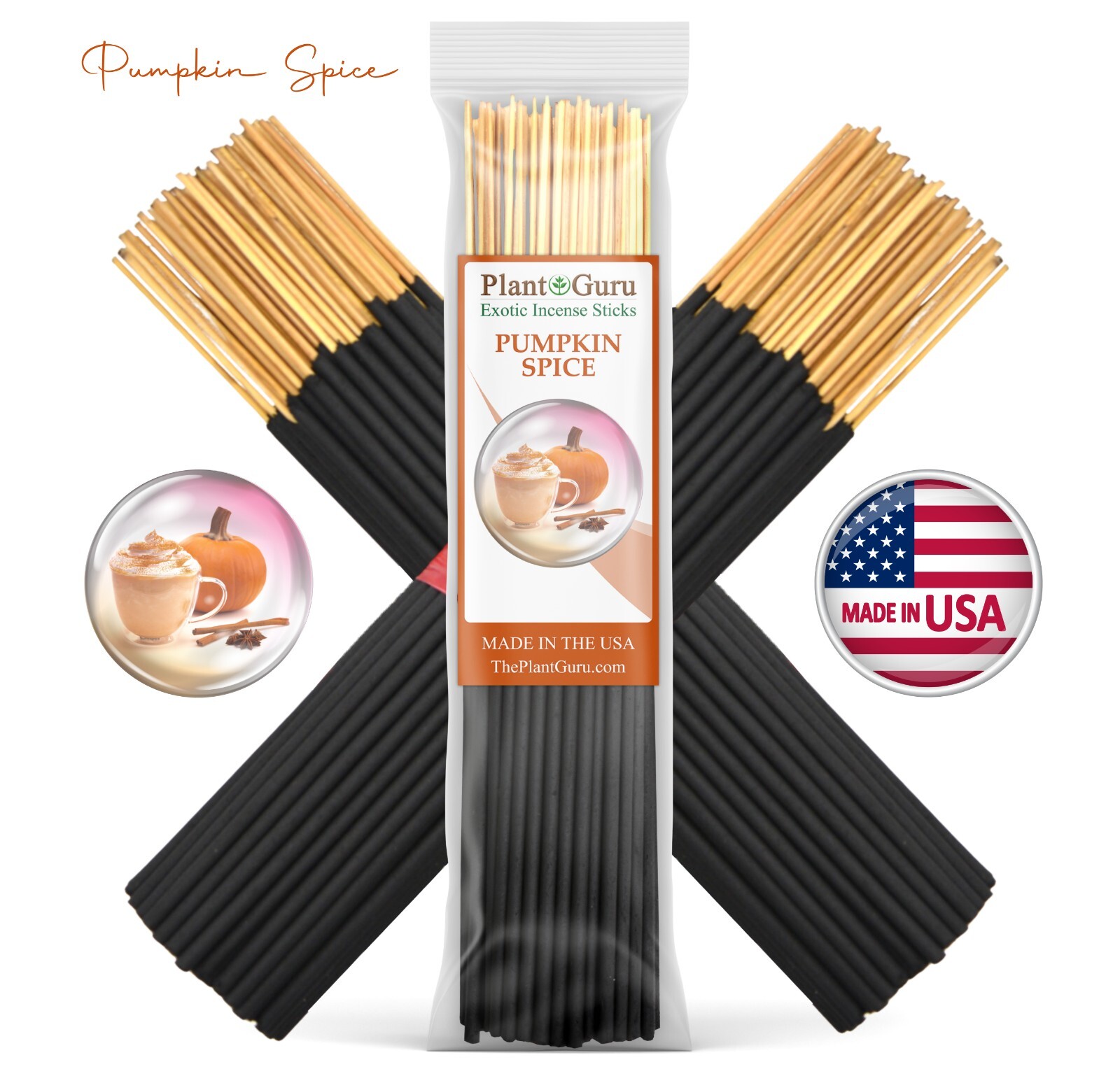 PUMPKIN SPICE Incense Sticks 7" Bulk Pack Wholesale Hand Dipped Lot gallery