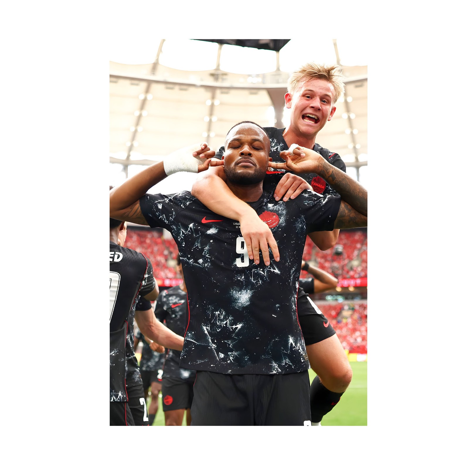 Canada Soccer Larin 9 Iconic Goal Celebration - World Cup 2026 - POSTER 20"x30" gallery