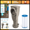 2-in-1 Filter Pump & Skimmer System 1,500 GPH for Above Ground Pools - Easy Clea gallery