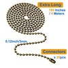 Ceiling Fan Pull Chain, 160" Rustproof 3mm Beaded Ball Pull Chain Extension w... gallery