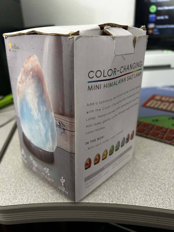 Brilliant Ideas Color Changing Mini Himalayan Salt Lamp gallery