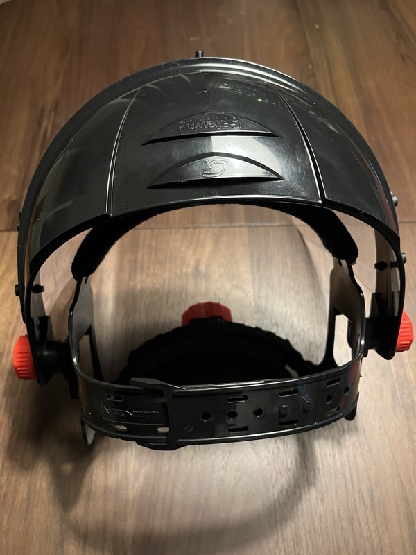 Gateway Safety Venom Visor Face Shield Combo, 699, Black, Clear Visor gallery