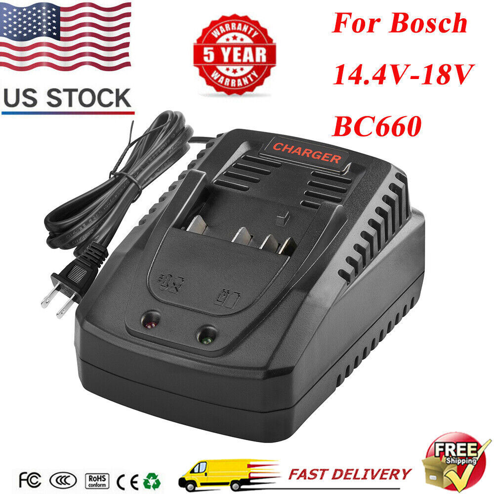 For BOSCH BC660 18 Volt Li-Ion 1 Hour Battery Charger Indicator Light BAT612 US gallery