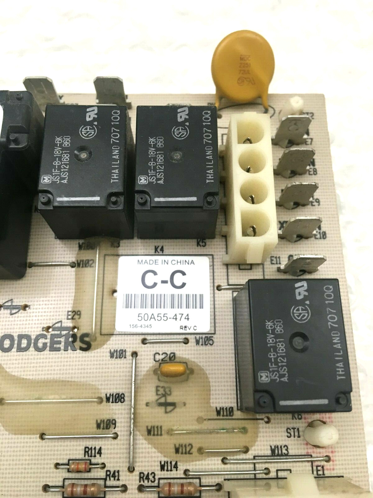 White Rodgers D341235P01 Furnace Control Circuit Board 50A55-474 used #P643 gallery