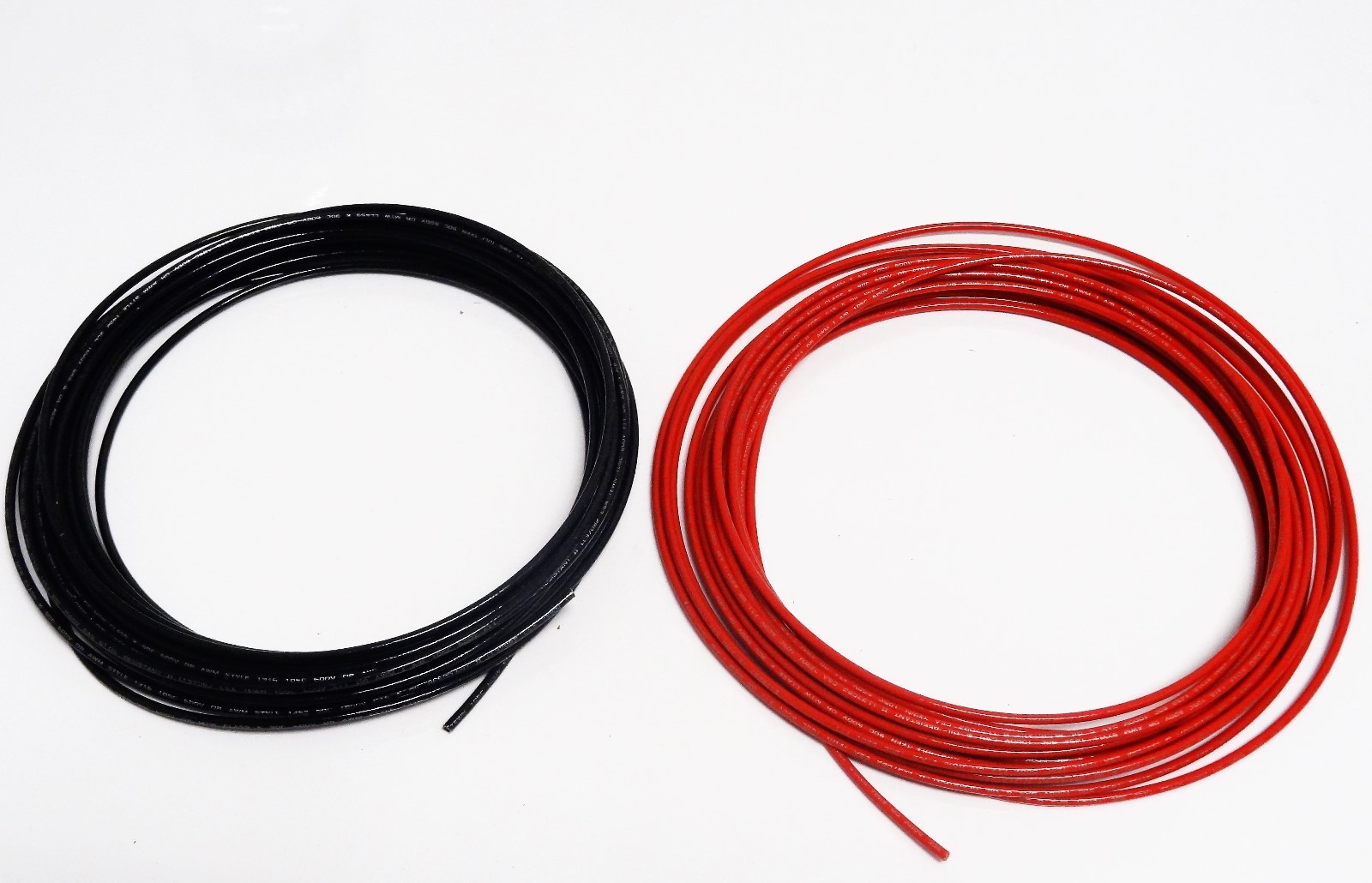 16 GAUGE WIRE RED & BLACK PRIMARY MTW STRANDED COPPER POWER REMOTE MTW TEW VW-1 gallery