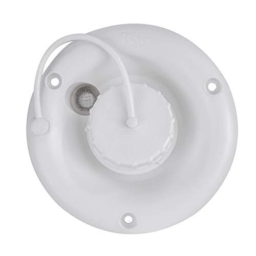 RV Round Fresh Water Gravity Fill Hatch Inlet | RV Water No Quick Fill White gallery