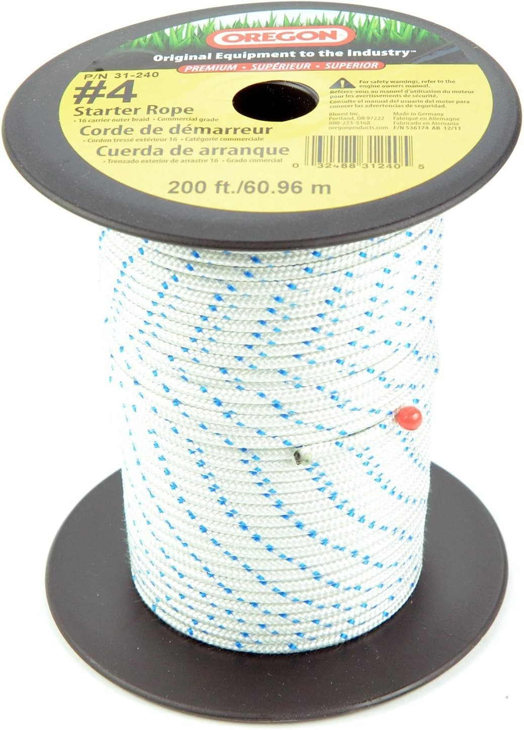 Oregon 31-240 Premium Braid Nylon Replacement Starter Pull Rope - 200 Feet gallery