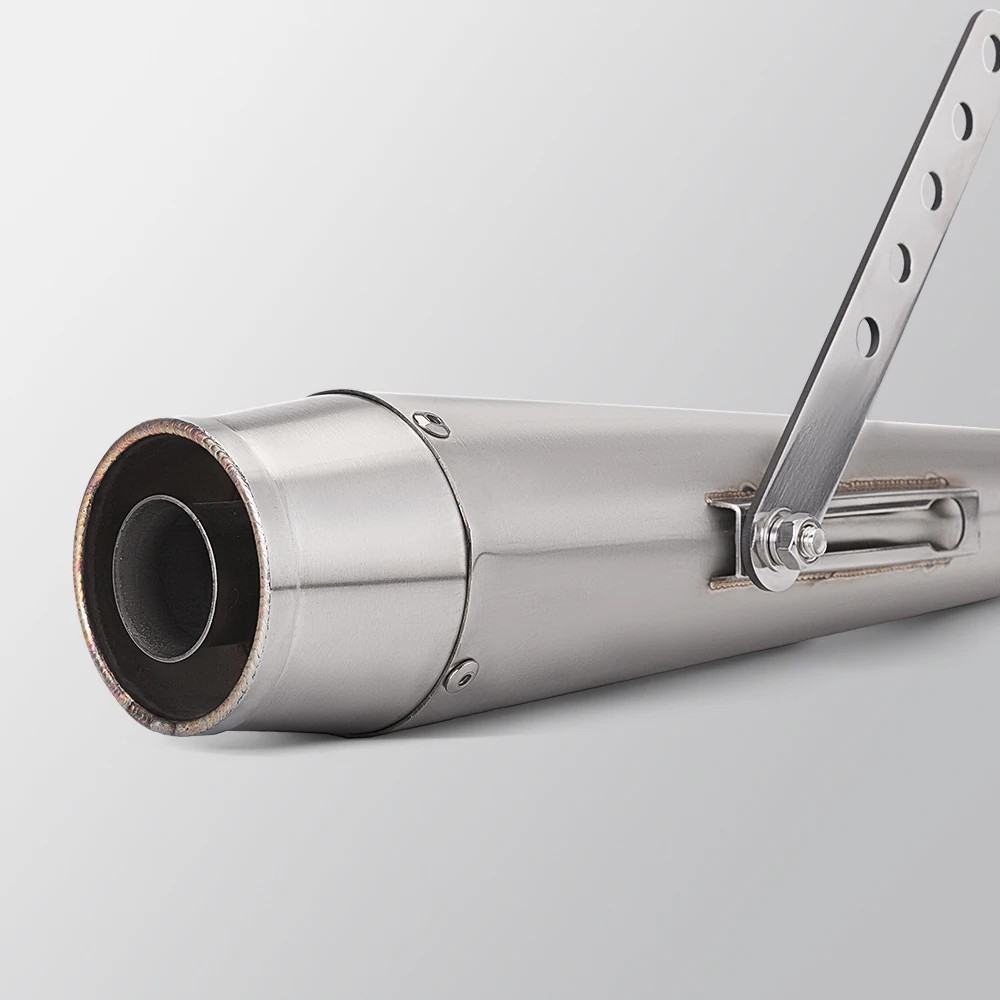 Motorcycle exhaust escape muffler Retro exhaust pipe x4 muffler 38mm 40mm 42mm gallery