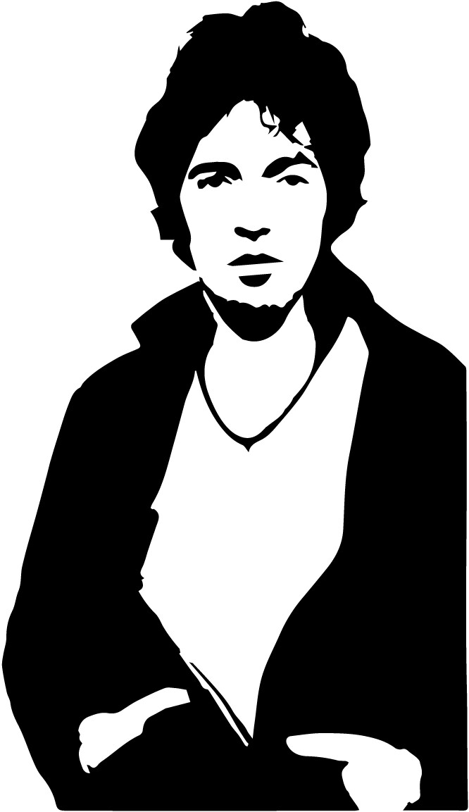 Bruce Springsteen #1 VINYL DECAL Darkness on the Edge of Town car window, laptop gallery