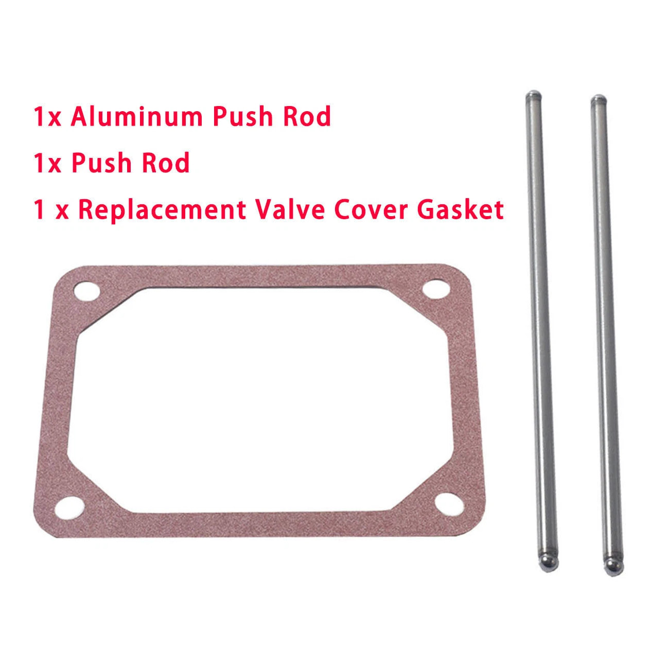 For Briggs & Stratton Push Rod Set & Valve Cover Gasket 690981 690982 690971 gallery