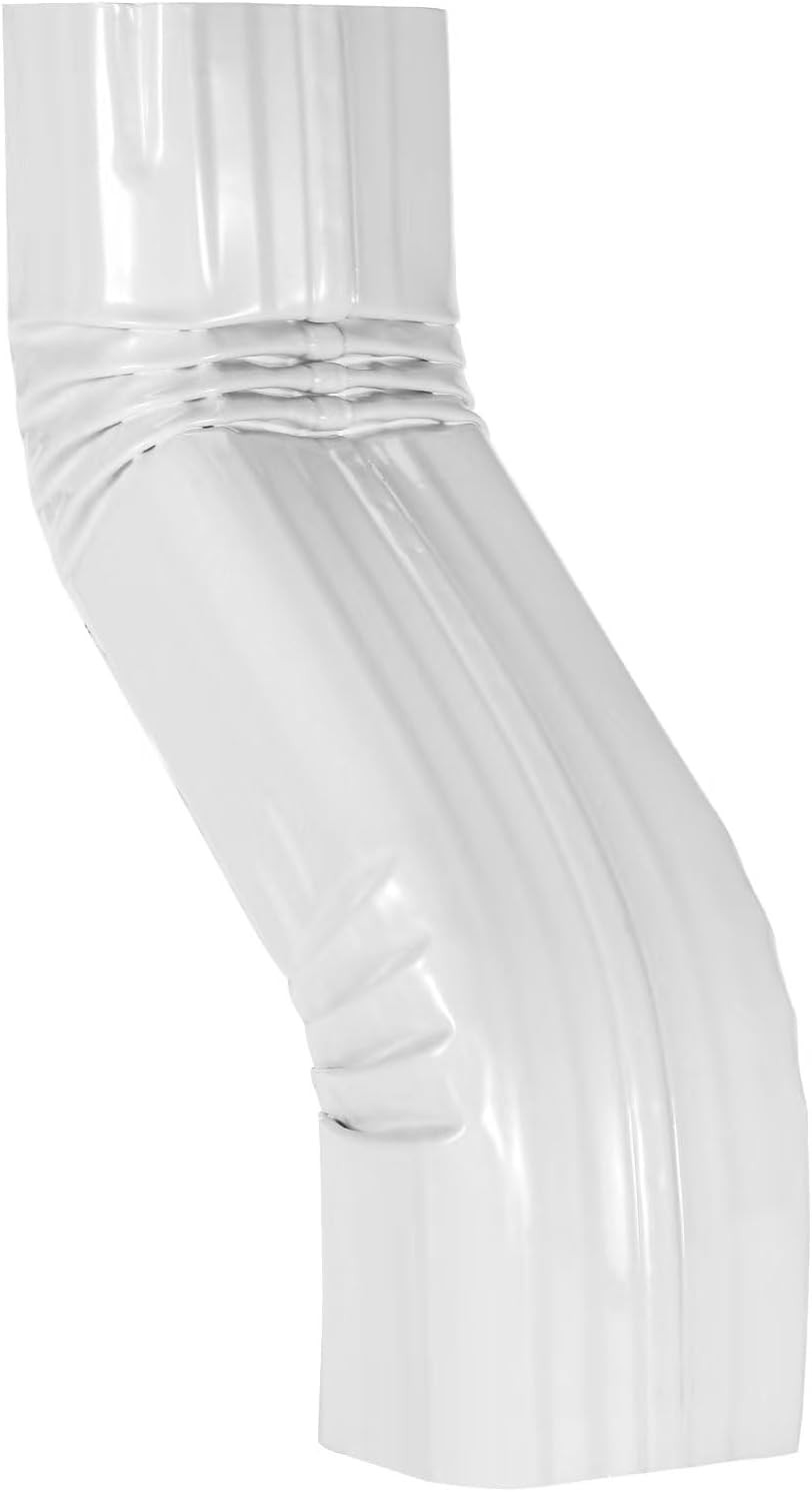 VYH Downspout Leader Gutter Offset 2x3 White （Offset 3" 2x3 A Style S Elbow） gallery