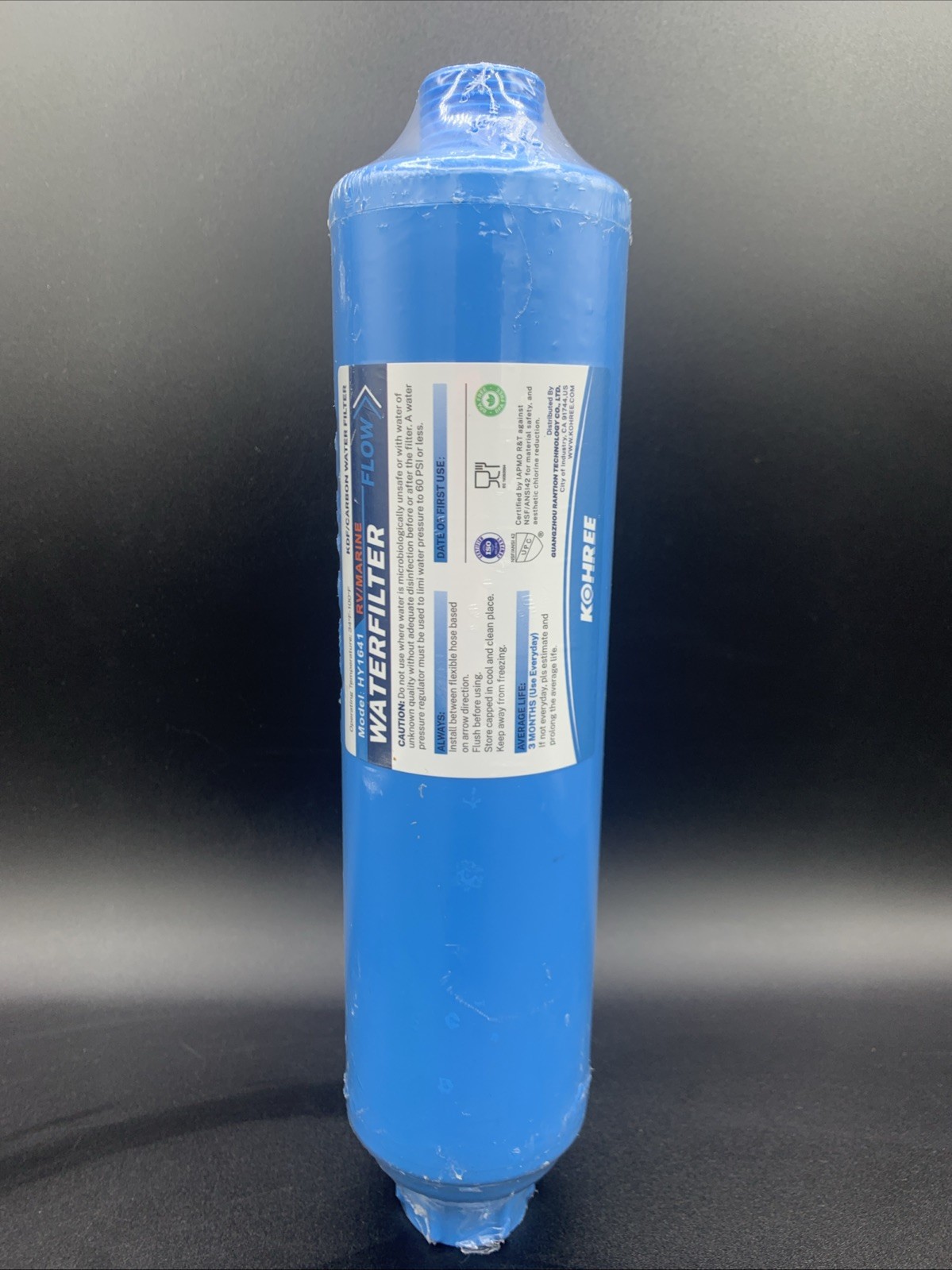 Kohree RV/Marine Inline Water Filter Cartridge Element Replacement HY1641 gallery
