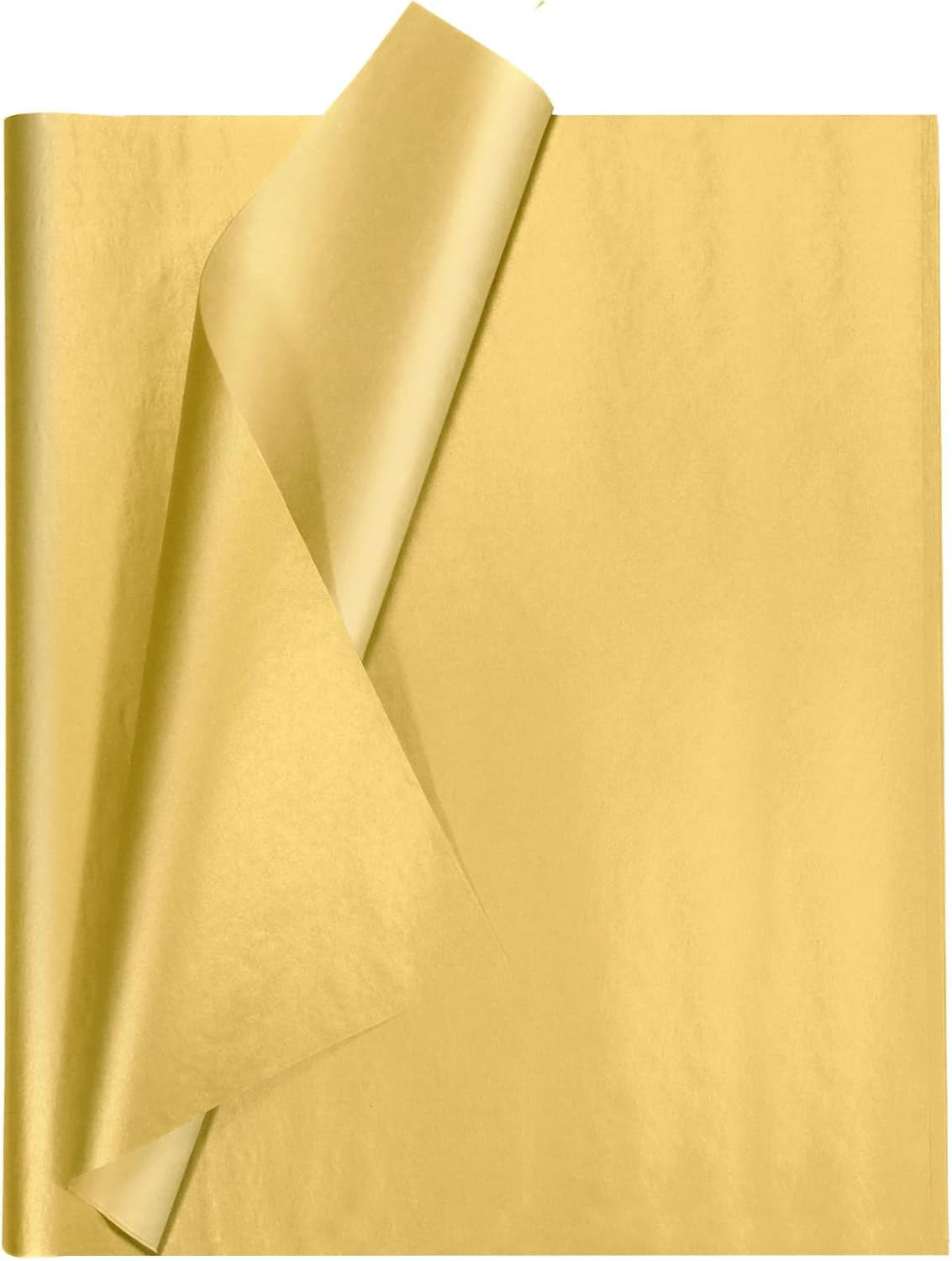 100 Sheets Gold Tissue Paper 12 x 20 Inches Gold Wrapping Paper Bulk for Weddin gallery