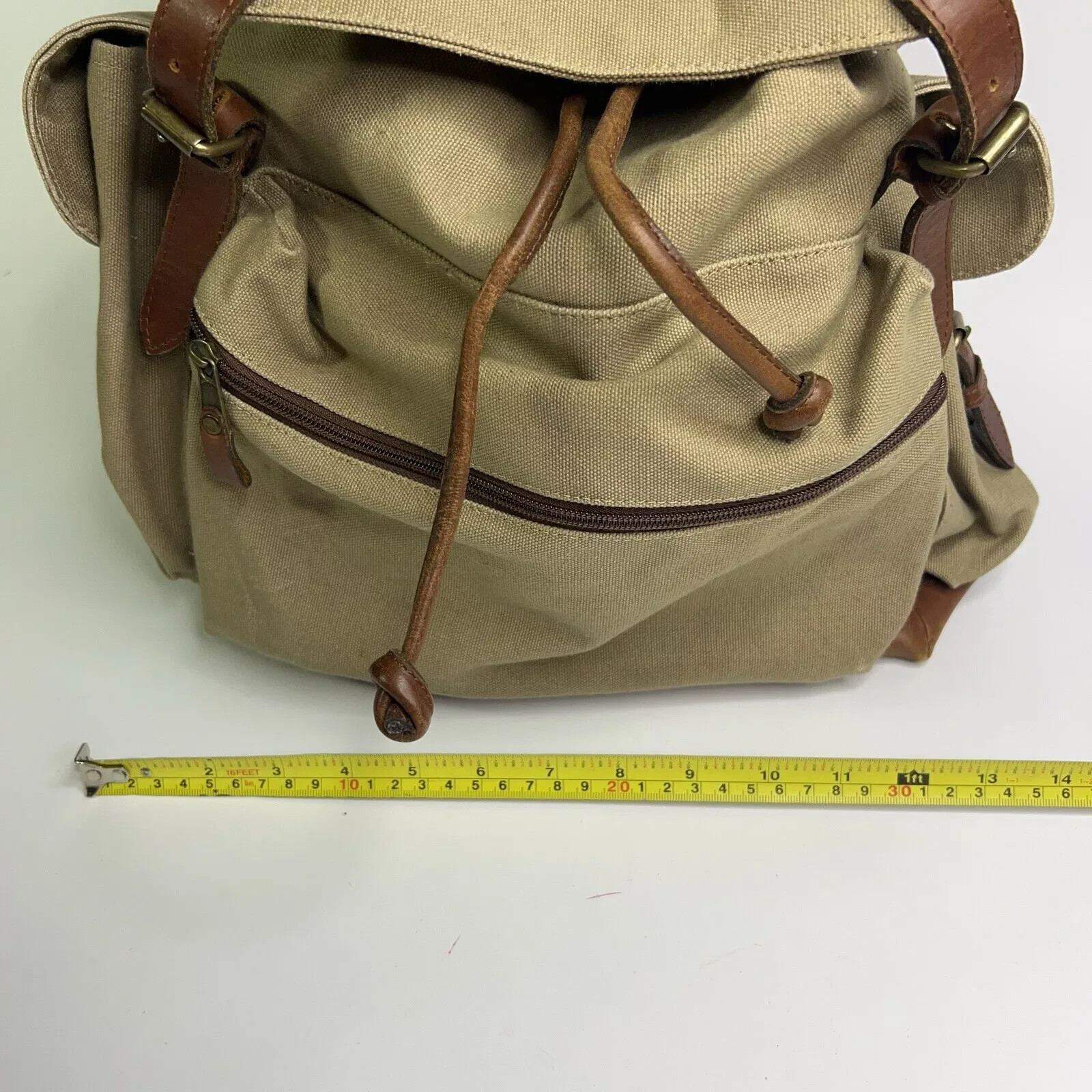 Ellington Backpack Canvas And Leather 3