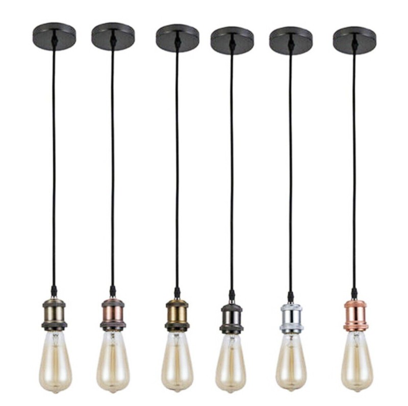 Pendant Light Kit Socket E27 Vintage Lampholder Cord Adjustable for Kitchens Bar gallery