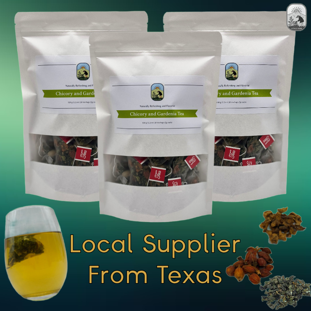 Chicory Gardenia Tea 30 Bags 150g Caffeine Free Whole Leaf Detox Herbal Blend gallery