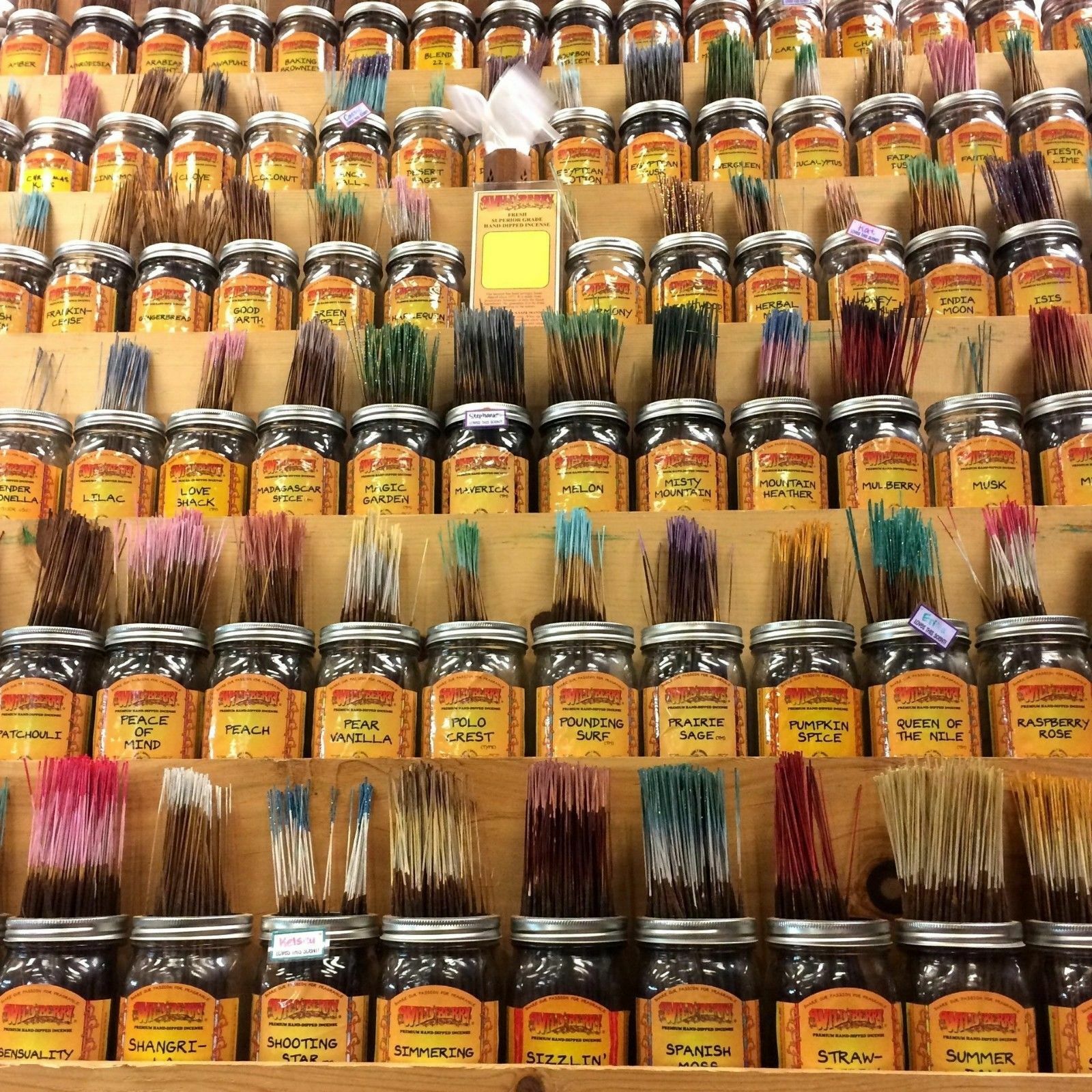 Wildberry 11" Incense Sticks - (5) 50 Sticks Bundle - Mix N Match 35+ Flavors gallery
