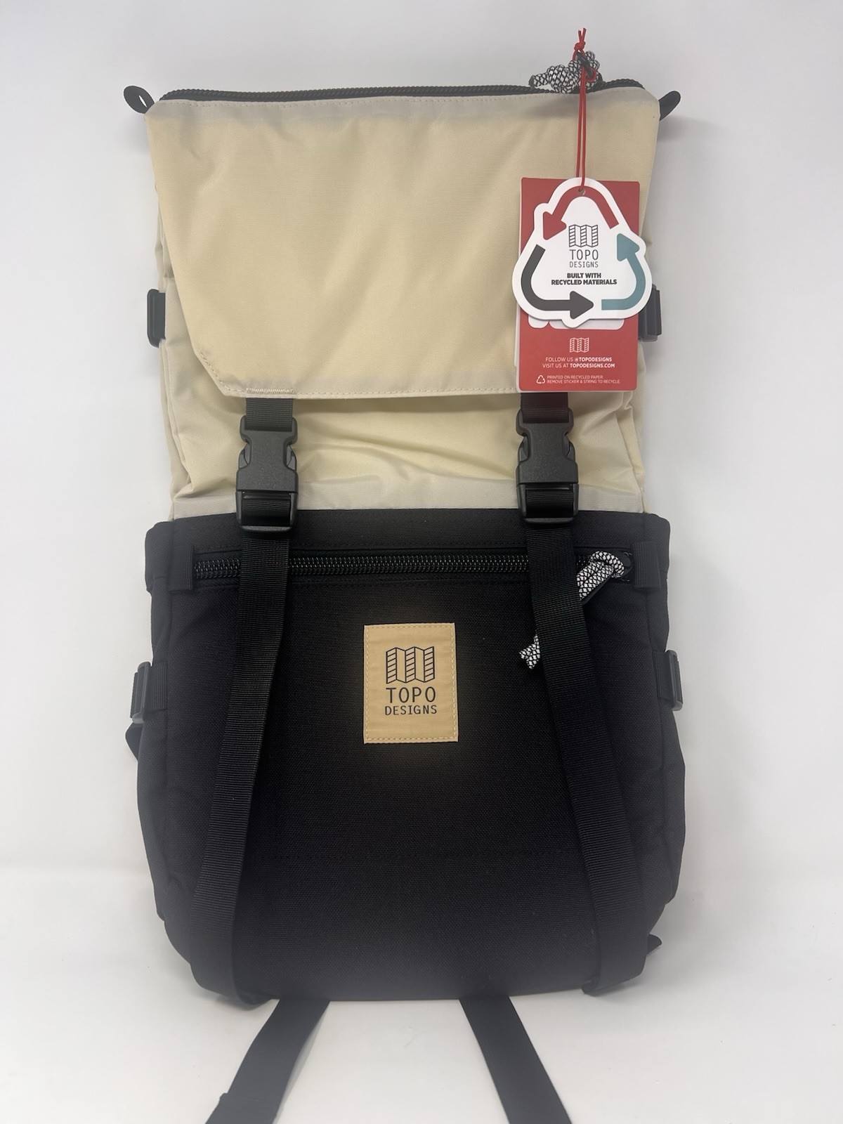 Topo Designs Rover Pack Classic Bone White/Black 3