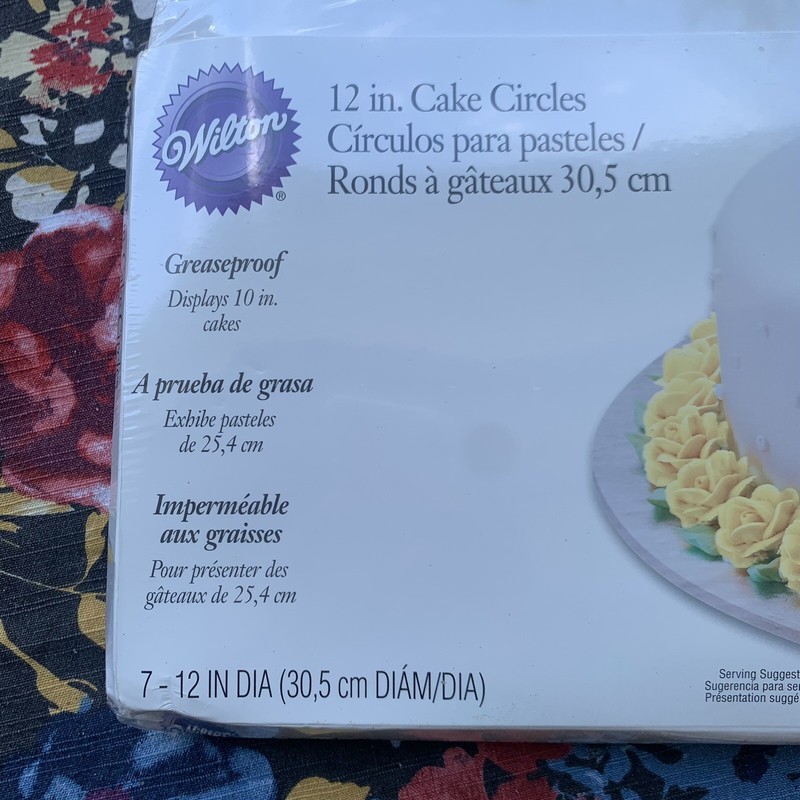 Wilton Cake Circles Bundle 8 in, 12 in New Decorating Birthday Anniversary Board gallery
