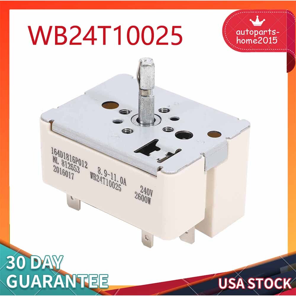 For GE Electric Range Burner Unit Infinite Switch AP2024072 PS236750 WB24T10025 gallery