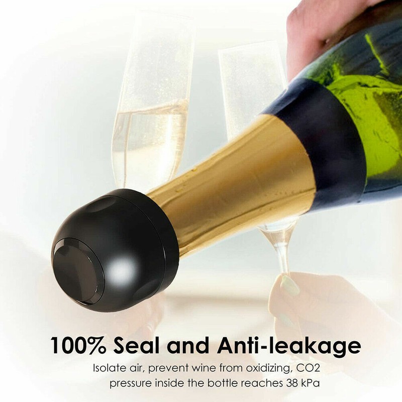 2PACK Wine Keep Fresh Bottle Stoppers Reusable Wine Champagne Stoppers Best Gift gallery