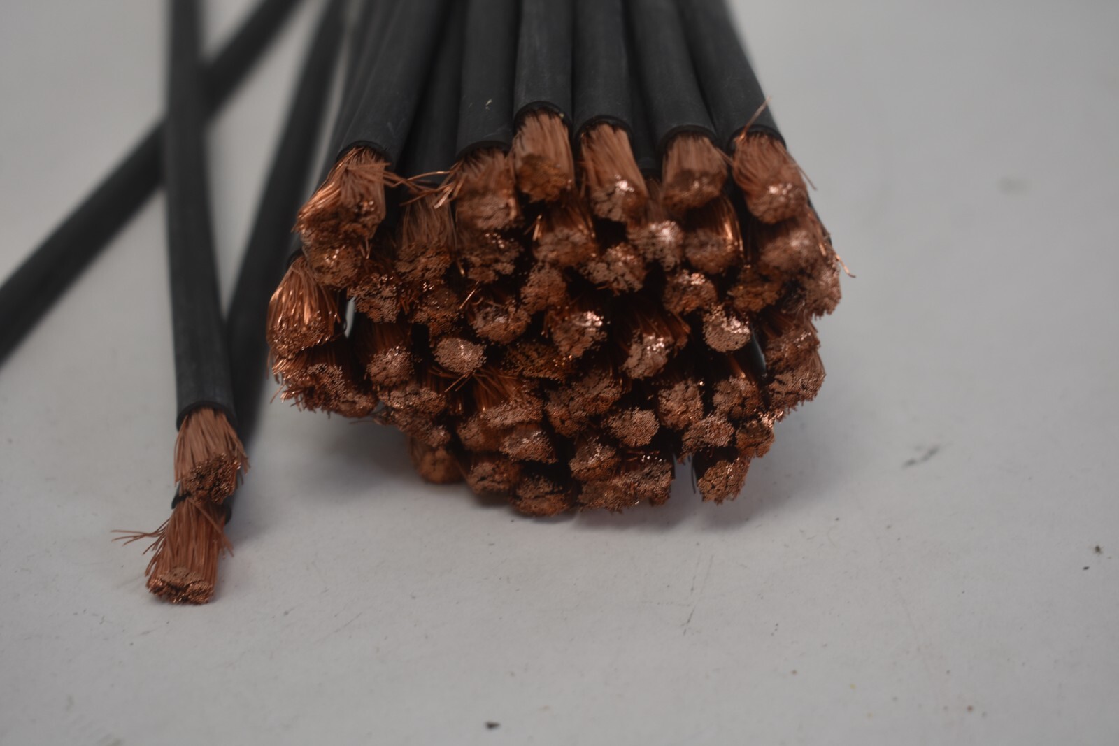 Battery Cable Wire Copper 8" Wire Strips Black Negative 3 lbs 12 oz 55 Piece gallery