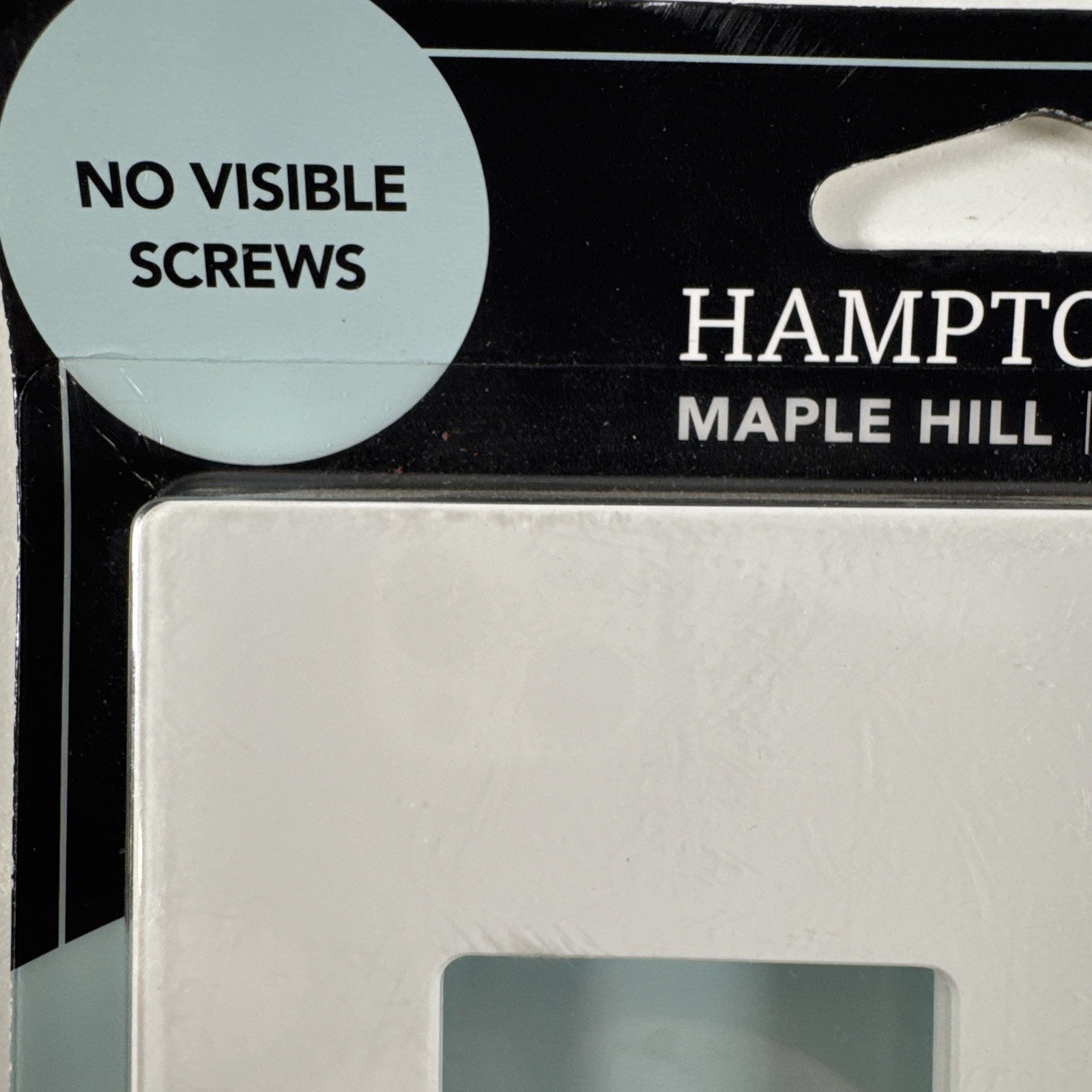 NEW Hampton Bay Maple Hill No Visible Screws PLASTIC Wall Plate DOUBLE ROCKER gallery