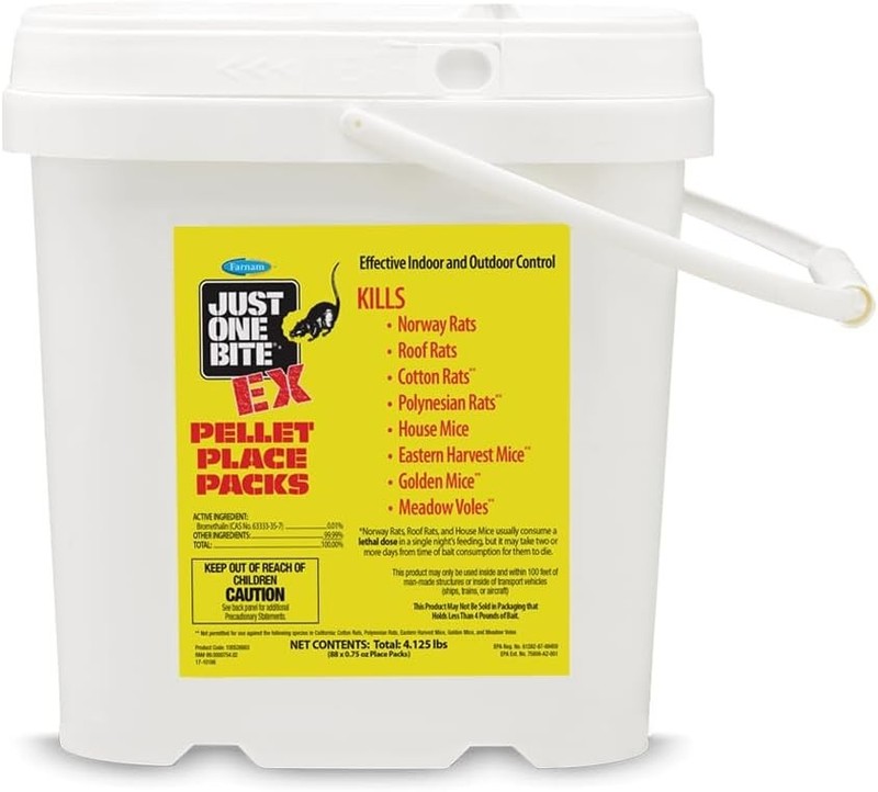 Effective Bromethalin Rodent Control Chunks 88ct - Easy Use for Rural Areas gallery