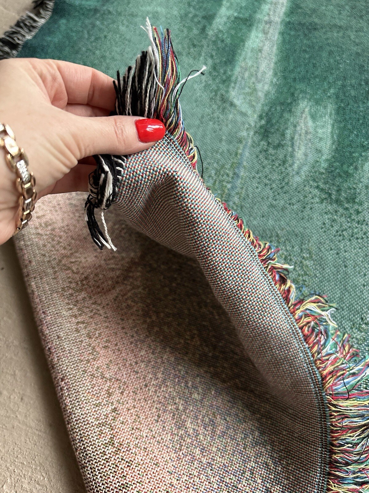 Fringed Blanket with “To Know (Balance)” – Cozy & Stylish Home Accent gallery