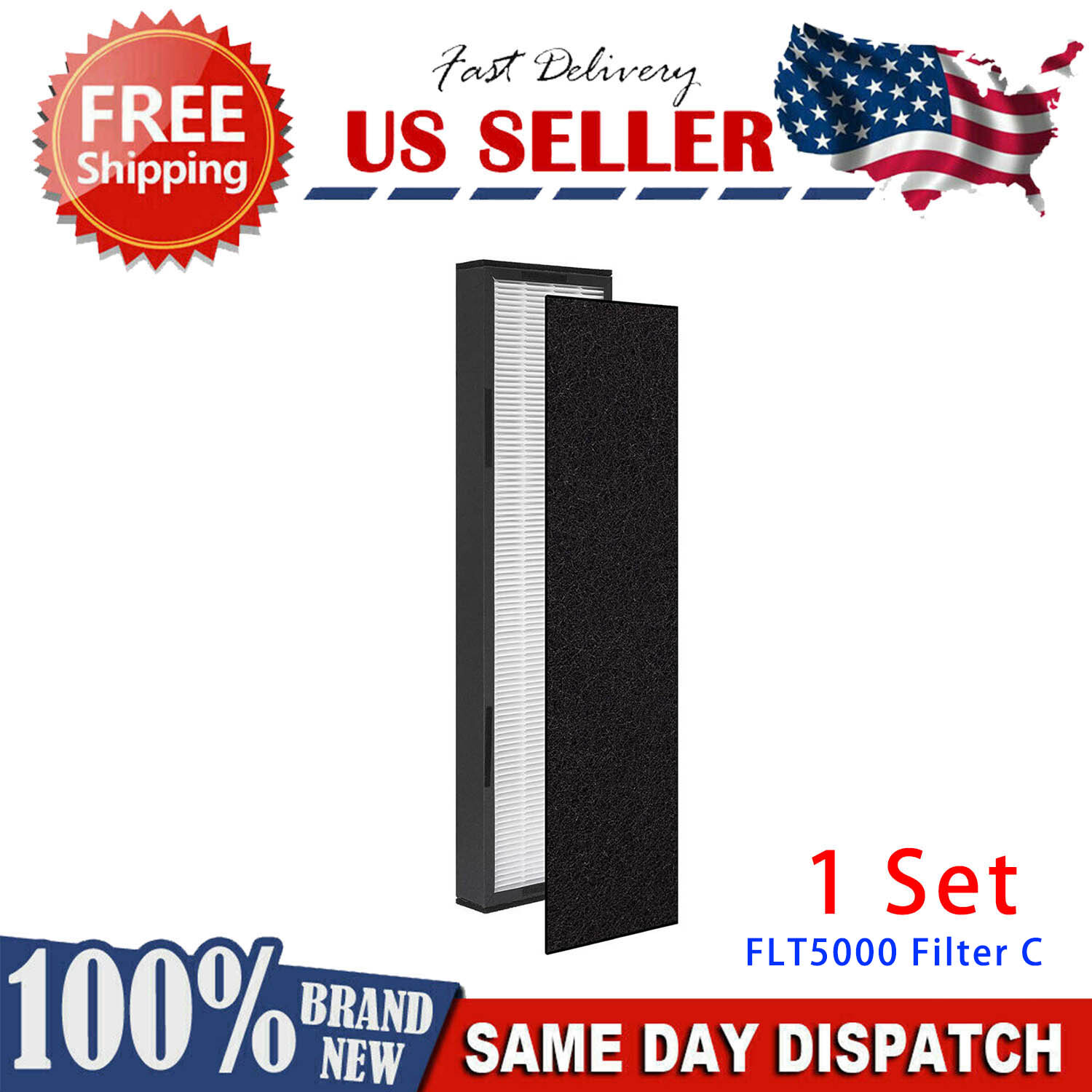HEPA Filter, for GermGuardian FLT5000 Series AC5000 Filter C Air Purifiers gallery