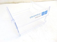 Frigidaire Refrigerator GRMC2273CF02 Left Crisper Drawer Clear Plastic